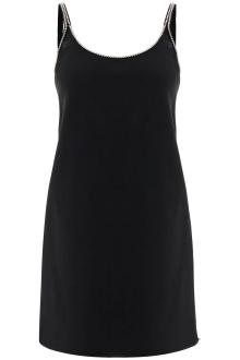 sportmax &#039;mini dress with crystal trimmings