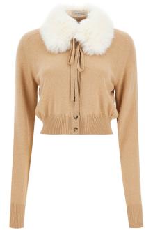 sportmax detachable collar cardigan