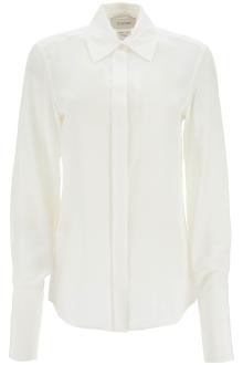 sportmax lelia shirt in silk crepe de chine