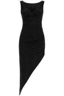 norma kamali asymmetric tara dress