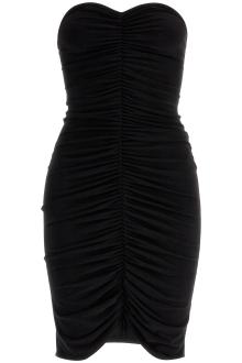 norma kamali draped jersey dress