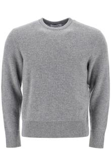 thom browne wool piqué crewneck pullover