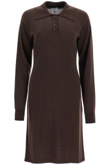 filippa k merino wool polo dress in