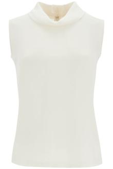 valentino garavani sleeveless silk top without