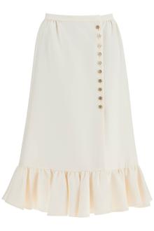 valentino garavani crepe couture skirt