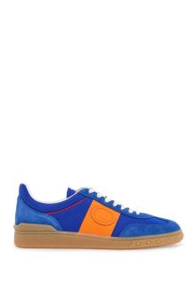 valentino garavani suede leather and nylon upvillage sneakers