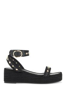 valentino garavani rockstud flatform sand