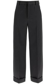 valentino garavani &#039;grain de poudre trousers with