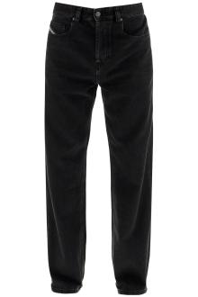 diesel d-macro black wide leg jeans