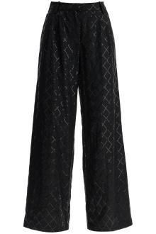 rotate wide pants with sequins.