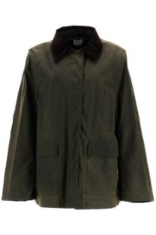 toteme country jacket in waxed organic cotton