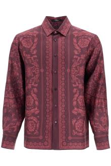 versace baroque silk shirt