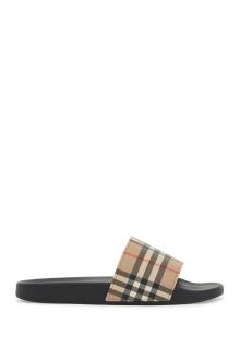 burberry tartan slides