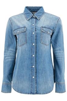 stella mccartney &#039;vintage wash denim shirt&#039;