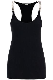 stella mccartney &quot;tank top with chains on