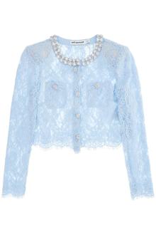 self portrait long-sleeved lace top for women