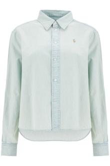 polo ralph lauren boxy fit chambray shirt