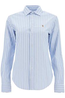 polo ralph lauren striped oxford shirt for men