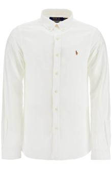 polo ralph lauren slim fit shirt in oxford cotton