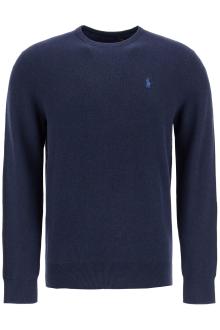 polo ralph lauren textured cotton pullover sweater