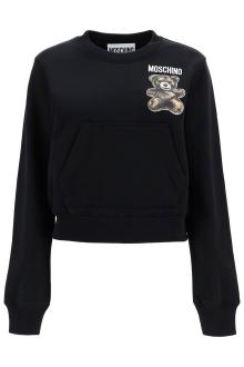 moschino moschino teddy bear crewneck