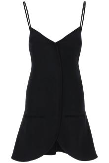 courreges ellipse sleeveless mini dress