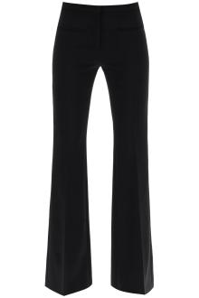 courreges tailored bootcut pants in technical jersey