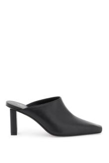 courreges leather mules for