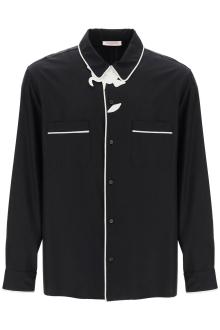 valentino garavani &quot;pyjama-style shirt with flower