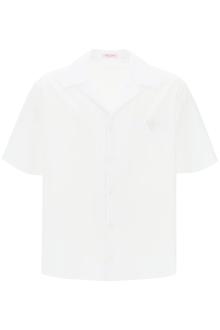 valentino garavani &quot;v detail bowling shirt with v-