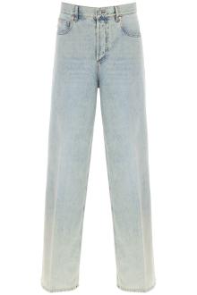 valentino garavani oversized jeans with v detail