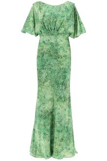 saloni winona silk maxi dress