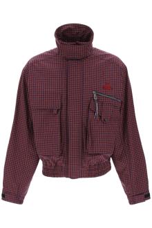 vivienne westwood micro tartan memphis bomber jacket