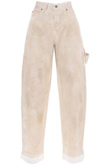 darkpark audrey marble-effect cargo jeans