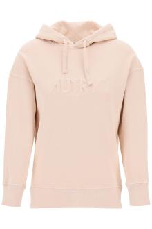 autry embossed logo hoodie