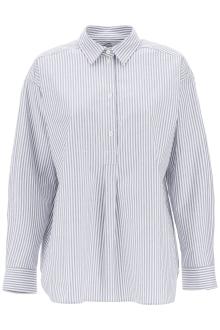 toteme striped oxford shirt