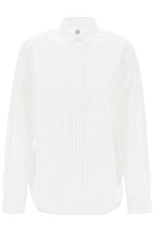 toteme striped signature dress shirt