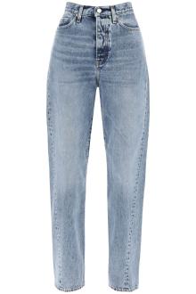 toteme twisted seam straight jeans