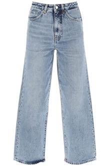 toteme cropped flare jeans