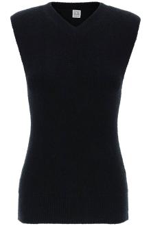 toteme sleeveless top in terry