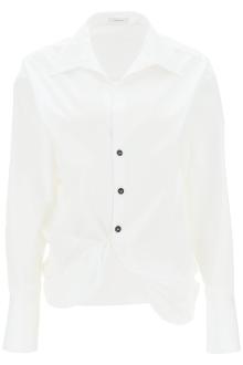 ferragamo shirt with draped hem