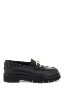 ferragamo gancini buckle loafers