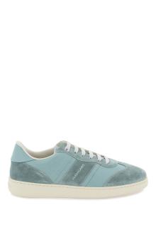 ferragamo leather sneakers