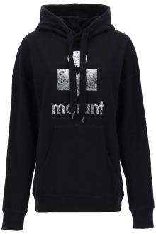 isabel marant etoile mansel sweatshirt with metallic logo