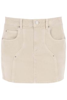 isabel marant etoile vesna denim mini skirt