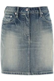 kenzo japanese denim mini skirt