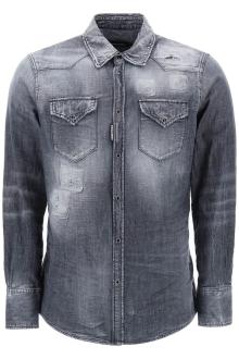 dsquared2 denim western shirt