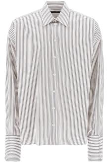 dolce &amp; gabbana &#039;oversized striped poplin shirt