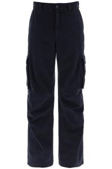 dolce &amp; gabbana cargo pants with logo plaque