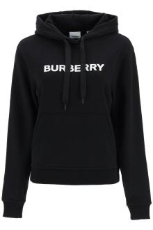 burberry poulter hoodie with logo print